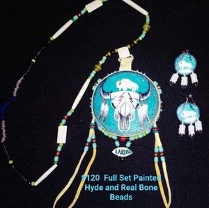 Native American pendant and earring set